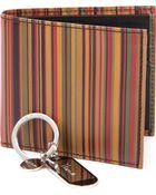 Paul Smith Vintage Multistriped Wallet and Key Ring Set - Lyst