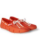 Swims Rubber and Mesh Boat Shoes - Lyst