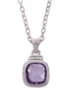 Judith Ripka Amethyst Pendant Necklace - Lyst