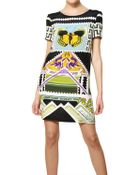 Mary Katrantzou Printed Silk Crepe De Chine Dress - Lyst