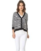 Milly Mirage Cardigan - Lyst