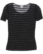 Armani Short Sleeve Sweater - Lyst