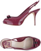 Dior Platform Sandals - Lyst