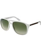 Gucci Young Aviator Sunglasses - Lyst