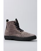 Vans The Oxford Toecap Ca Sneaker in Charcoal Suede - Lyst