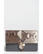 Fendi Mini Genuine Python Crossbody Bag - Lyst