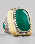 Konstantino Green Onyx Square Ring - Lyst