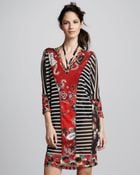 Jean Paul Gaultier Mixedprint Tulle Coverup Tunic - Lyst