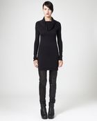 Rick Owens Cowl Neck Dress - Lyst