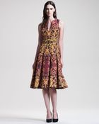Wes Gordon Ormolu Print Key Dress - Lyst