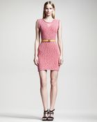 Fendi Metallic Knit Dress - Lyst