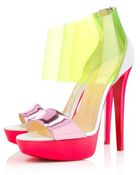 Christian Louboutin Platform Sandal Pumps - Lyst