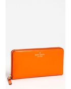 Kate Spade Zip Around Wallet - Lyst