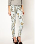 Citizens Of Humanity Printed Skinny Jeans - Lyst
