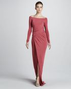 Donna Karan New York Offtheshoulder Draped Jersey Gown - Lyst