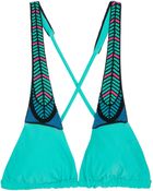 Mara Hoffman Beaded Feather Bikini Top - Lyst