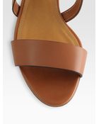 Ralph Lauren Collection India Leather Sandals - Lyst
