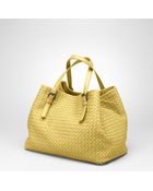 Bottega Veneta Shadow Intrecciato Nappa Tote - Lyst