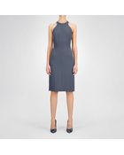 Bottega Veneta Krim Crepe Dress - Lyst