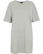 Topshop Boxy Tee Tunic - Lyst