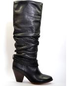 Ella Moss Viola Tall Leather Highheel Boots - Lyst