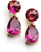 Kate Spade Double Drop Earrings - Lyst