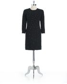MICHAEL Michael Kors Petites Three quarter Sleeved Dress - Lyst