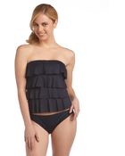 MICHAEL Michael Kors Ruffled Bandini Swim Top - Lyst