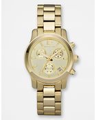 Michael Kors Ladies Mini Runway Chronograph Watch - Lyst