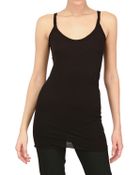 Rick Owens Double Viscose Cotton Jersey Tank Top - Lyst