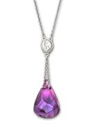 Swarovski Lunar Amethyst Crystal Necklace - Lyst