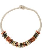Topshop Cords Bolt Collar - Lyst