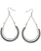 Topshop Wrap Bead Hoop Earrings - Lyst