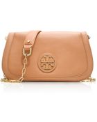 Tory Burch Amanda Logo Clutch - Lyst