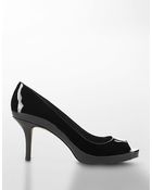 Vince Camuto Kira Leather Peeptoe Pumps - Lyst