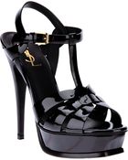 Saint Laurent 'Tribute' Sandals - Lyst