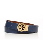 Tory Burch Rotating Logo Belt - Lyst