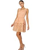 Blugirl Blumarine Embroidered Techno Organza Dress - Lyst