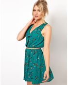 Oasis Exclusive Marble Print Dress - Lyst