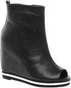Asos Asos Athlete Wedge Ankle Boots - Lyst