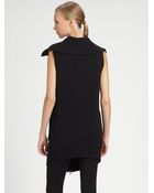 Donna Karan New York Boiled Cashmere Vest - Lyst