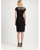David Meister Illusion Dress - Lyst