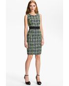 Milly Jasmine Tweed Sheath Dress - Lyst