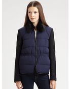Theory Fur Trimmed Jacket - Lyst