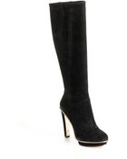 BCBGMAXAZRIA Neptune Suede Boots - Lyst
