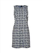 Jaeger Dogstooth Shift Dress - Lyst