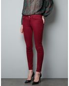 Zara Skinny Pants - Lyst
