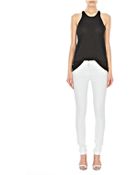 Alexander Wang Linen Silk Jersey Tank - Lyst