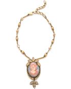 Erickson Beamon Pretty in Punk Cameo Necklace - Lyst