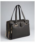 Kelsi Dagger Black Pebbled Leather Chelsea Satchel - Lyst